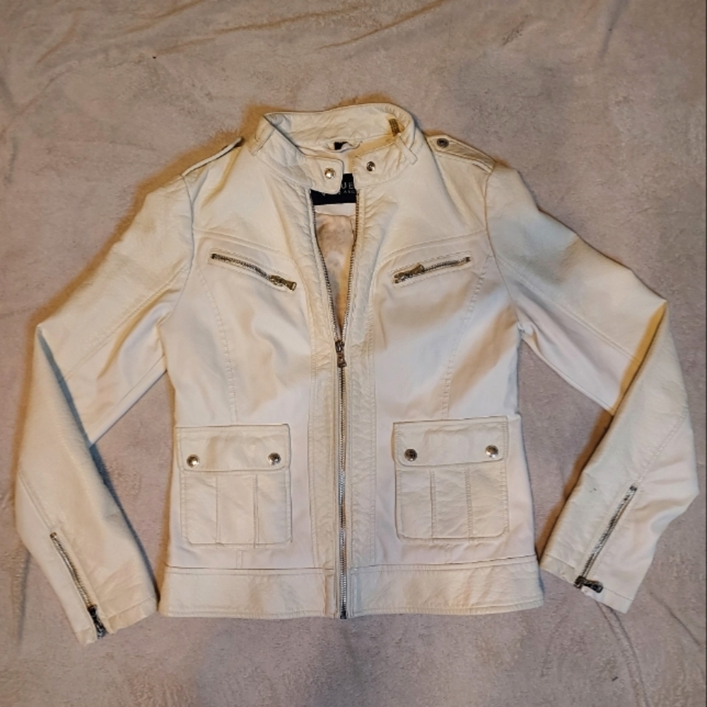 GUESS LA Faux Leather Jacket